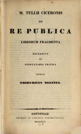 De re publica librorum fragmenta