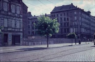 Grenzmauer in der Bernauer Straße/Wolliner Straße