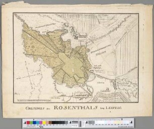 Grundris des Rosenthals bey Leipzig