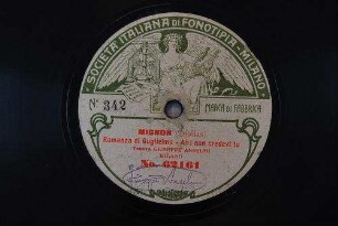 Mignon : Romanza di Guglielmo - Ah! non credevi tu / (Thomas)