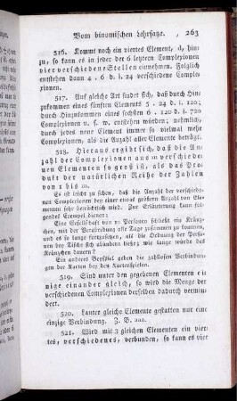 Fünfzehnter Abschnitt. Vom binomischen Lehrsatze.