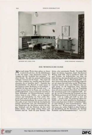 Die wohnliche Ecke