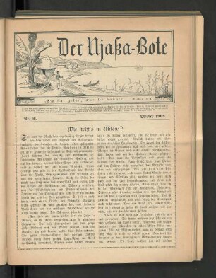 Nr. 16. Oktober 1908.