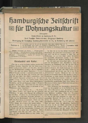 Nummer 8 November 1908