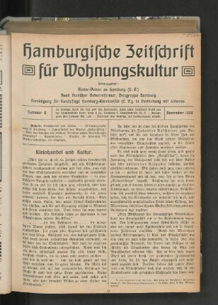 Nummer 8 November 1908