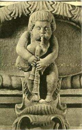Figur vom Ratskeller des Neuen Rathauses in Dresden