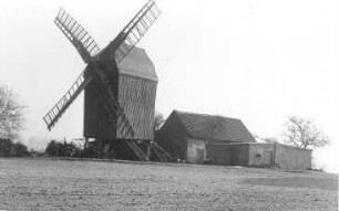 Wolmirstedt. Auerbachs Mühle, Bockmühle, Baujahr 1842