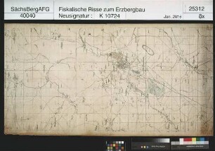 Grubenfeld vom Michaelis Stolln am Stadtberg bei Annaberg