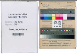 Entnazifizierung Wilhelm Boettcher , geb. 20.12.1898 (Lehrer)