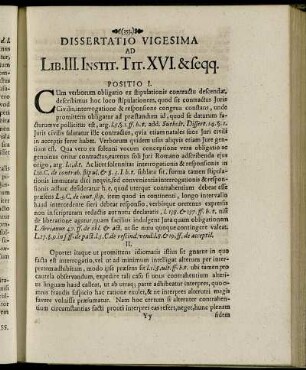 Dissertatio Vigesima.