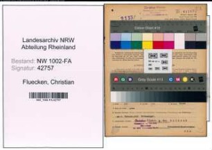 Entnazifizierung Christian Fluecken, geb. 09.03.1896 (Baecker)