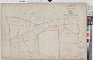 Wasserkurl (Kamen), Zusammenlegung Wasserkurl, Bl. 3 Brouillonkarte 2 Flur 3
