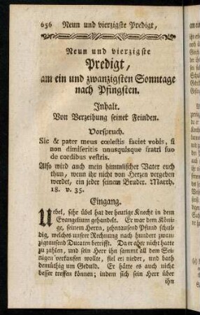 656-670, Neun und vierzigste Predigt
