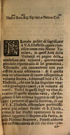 Dell'arte per ben reggere la volonta