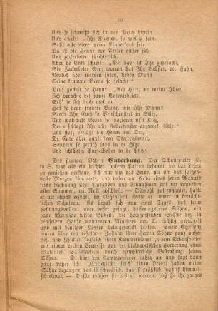 Des strengen Vaters Enterbung.
