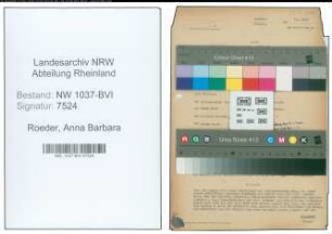 Entnazifizierung Anna Barbara Roeder , geb. 19.02.1893 (Krankenschwester)