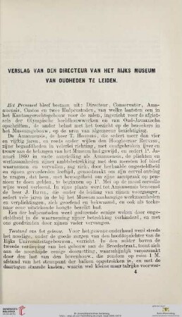 Verslag van den directeur van het Rijks Museum van Oudheden te Leiden