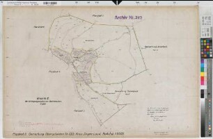 Oberschelden (Siegen), Umlegung Oberschelden, Urkarte 2 Planblatt 2