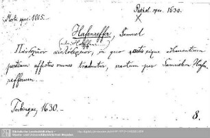 Pathologia specialis 1630