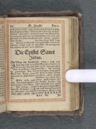 Die Epistel Sanct Judas.