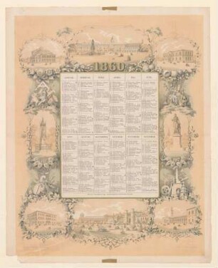 Kalenderblatt 1860