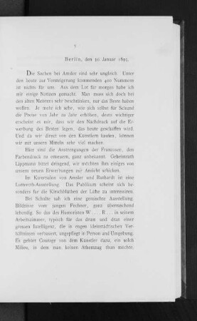 Berlin, den 30. Januar 1893.
