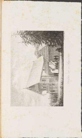 Lithographie: Nikolsköe am 15. August 1825