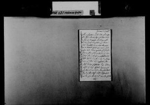 Karl Friedrich von Tettenborn, Wien, an Heinrich von Hennenhofer: Fragmente und undatierte Aufzeichnungen u. a. - Einschätzungen über König Michael I. [von Portugal]; - Finanzielle Aspekte.