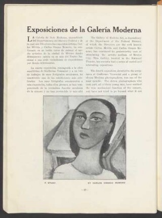 Exposiciones de la Galería Moderna
