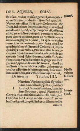 De iniuriis Titulus. IIII.