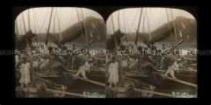 Koreanische Fischerboote im Hafen von Fusan