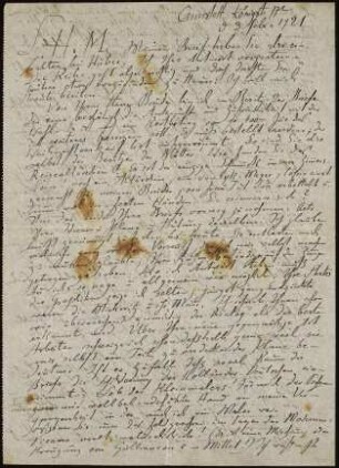 L.H.M. Meinen Brief haben Sie also erhalten bei Huber...