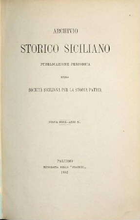 Archivio storico siciliano. 11. 1887