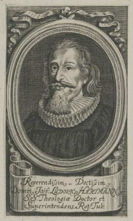 Bildnis des Joh: Ludovicus Hartmannus