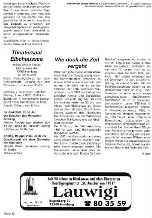 Wie doch die Zeit vergeht