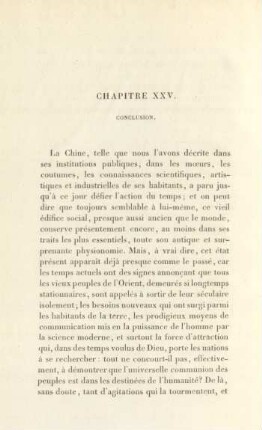 Chapitre XXV. Conclusion
