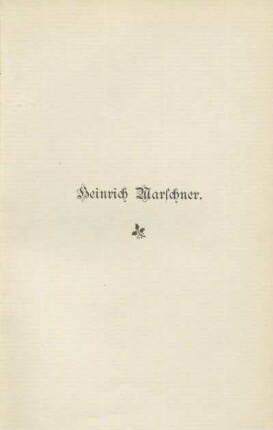 I. Heinrich Marschner