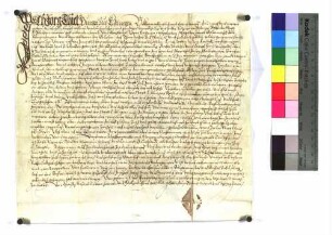 Gültbrief Jörg Theils, Bürger zu Esslingen, gegen das Domstift zu Speyer