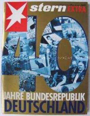Sonderausgabe der Illustrierten "stern" zum 40jährigen Bestehen der Bundesrepublik Deutschland