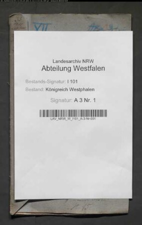 Verkauf des aufgehobenen Klosters Wormeln