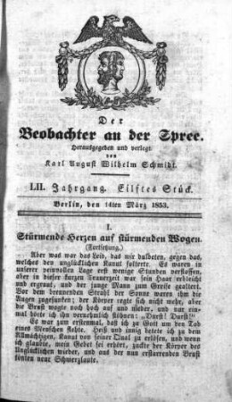 11. Stück, 14. März 1853