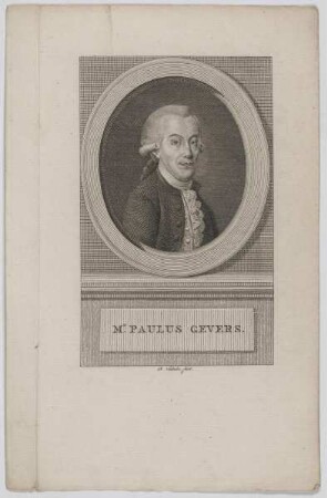 Bildnis des Paulus Gevers