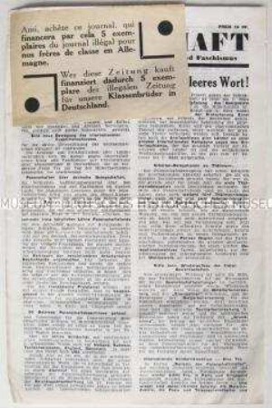 Nachrichtenblatt deutscher Emigranten in Frankreich