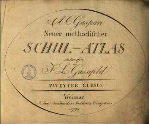 Neuer methodischer Schul-Atlas. 2. Cursus