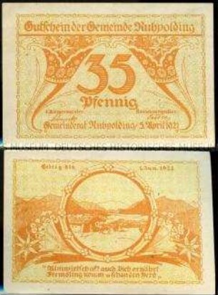Ruhpolding 35 Pfennig