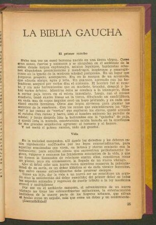 La biblia gaucha