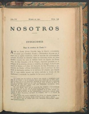 Bajo la sombra de Dante