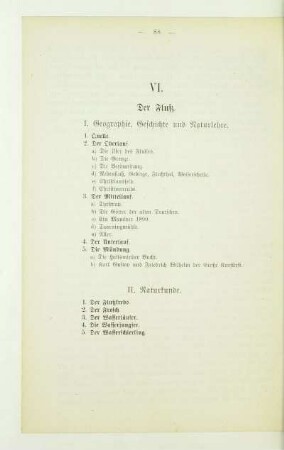 VI. Der Fluß