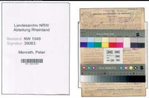 Entnazifizierung Peter Menrath , geb. 07.04.1898 (Polsterer)