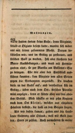 Auswahl kleiner Romane und Gedichte für Freunde einer aufheiternden Lektüre, 4. Oscuna, die nordische Jno, von H. Tantchen Rosmarin, oder alles verkehrt, von H. Zschokke. Das hölzerne Haus, von K. Graß. Zufalls-Launen, von A. v. Kotzebue. Gedichte von K. Graß, Wyß und Burkhardt